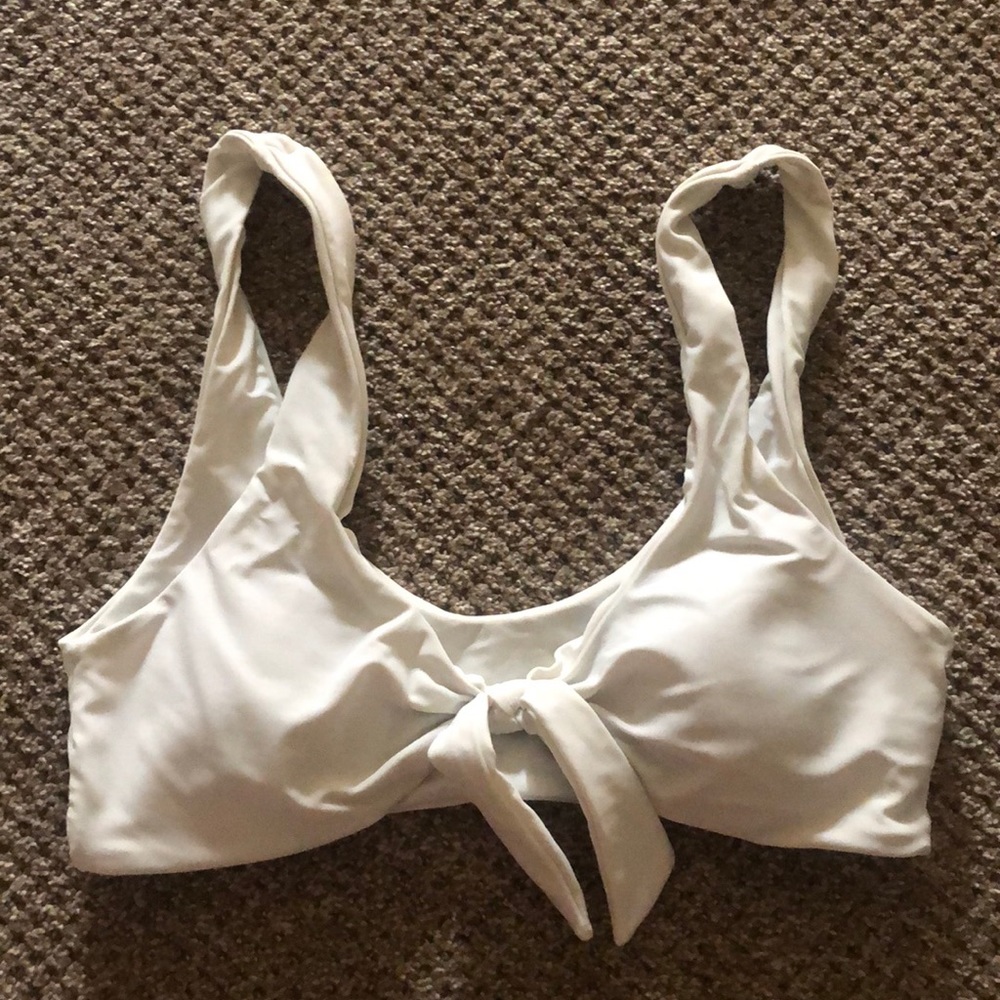 Zafup white bikini top
